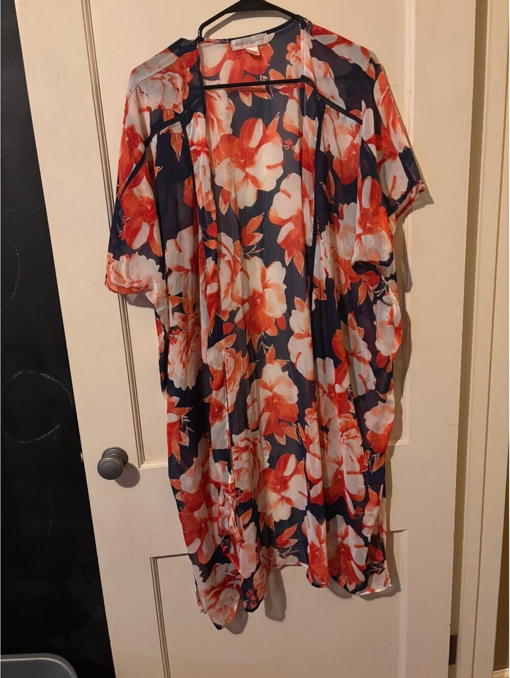 Band of Gypsies Floral Sheer Kimono Cardigan XS/S